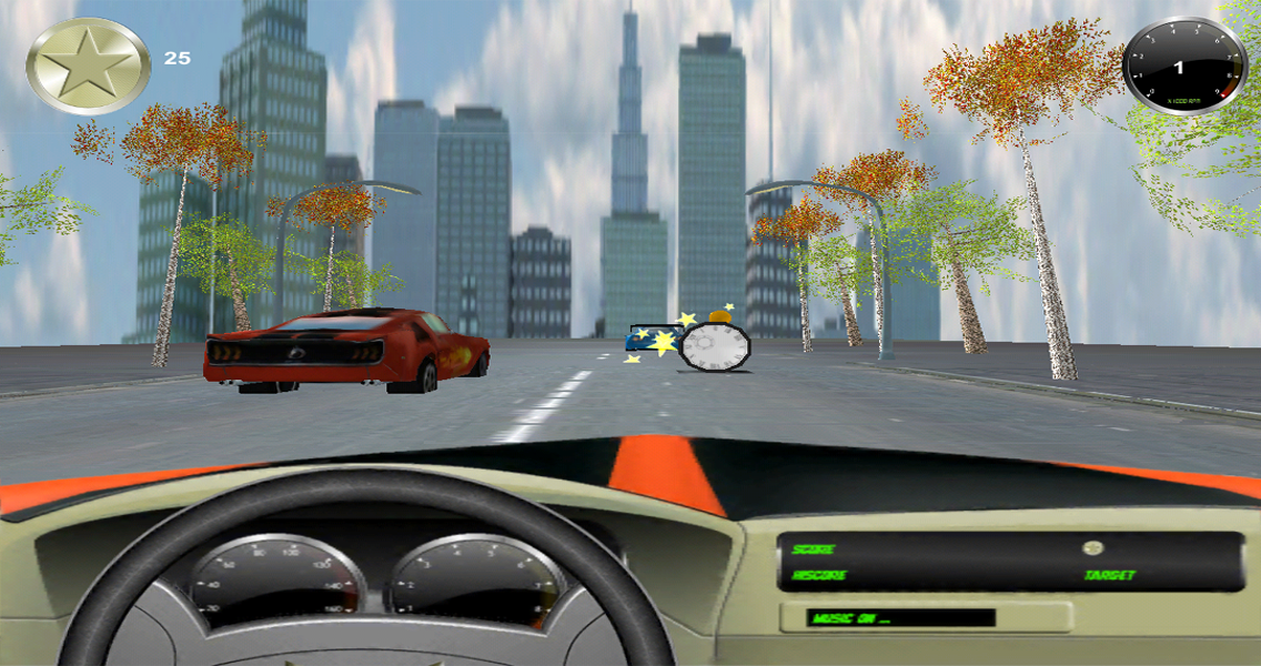 3D City Surfers Car Race截图6