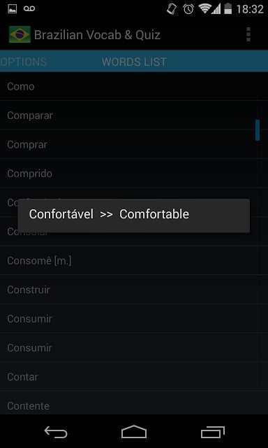 Brazilian Portuguese Quiz截图2