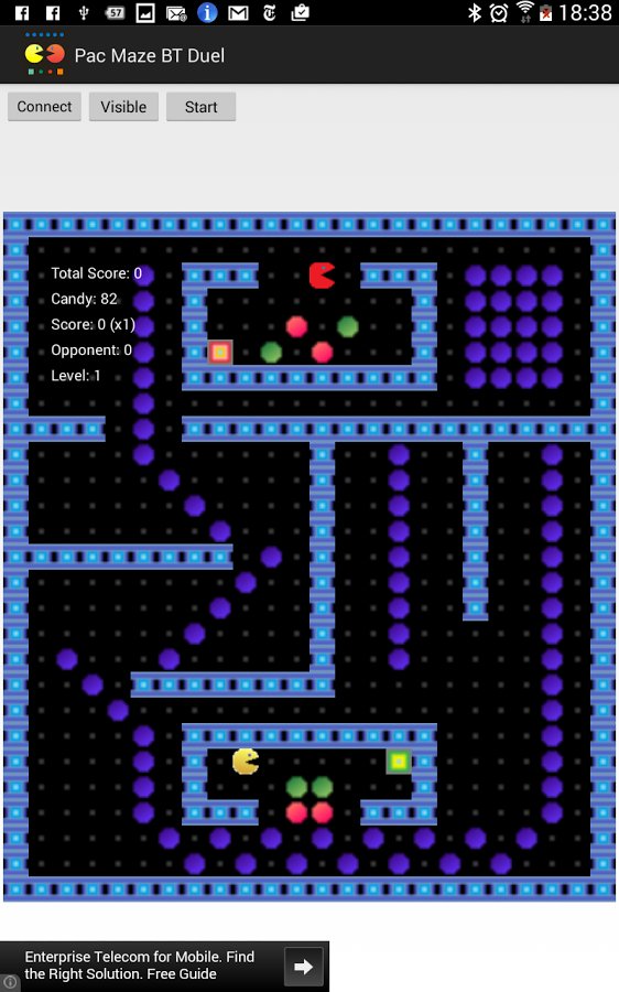 Pac Maze Bluetooth Duel截图2