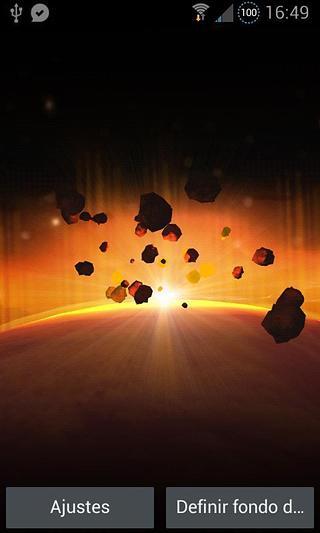 Asteroid Belt 3D Wallpap...截图2