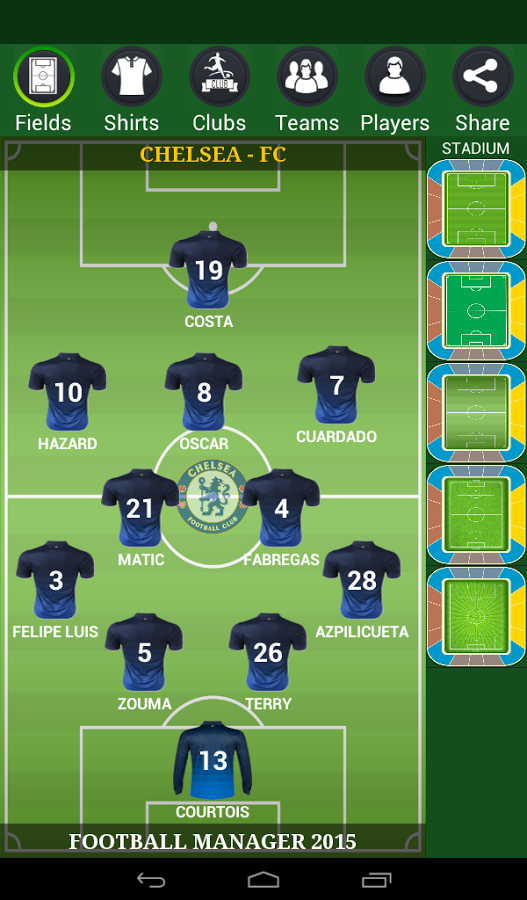 Football Lineup Manager 2015截图3