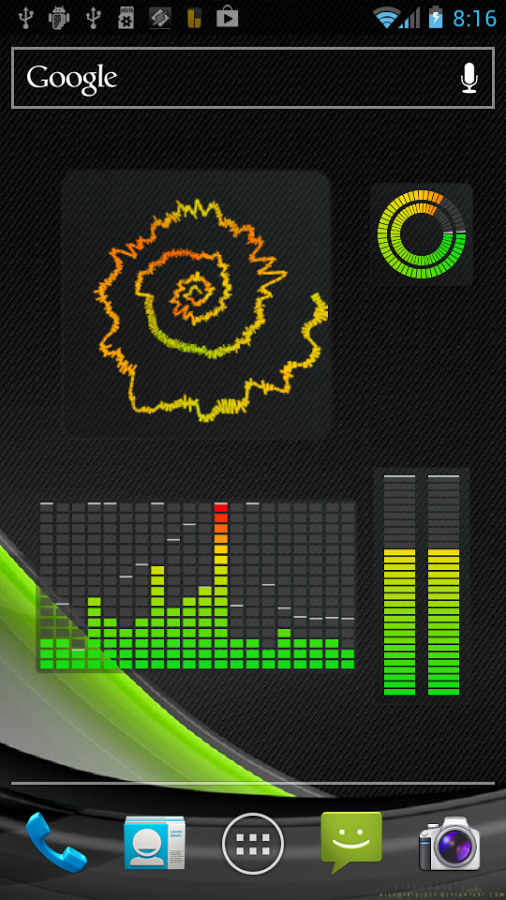 Music Meter &amp; Spectrum Widgets截图3