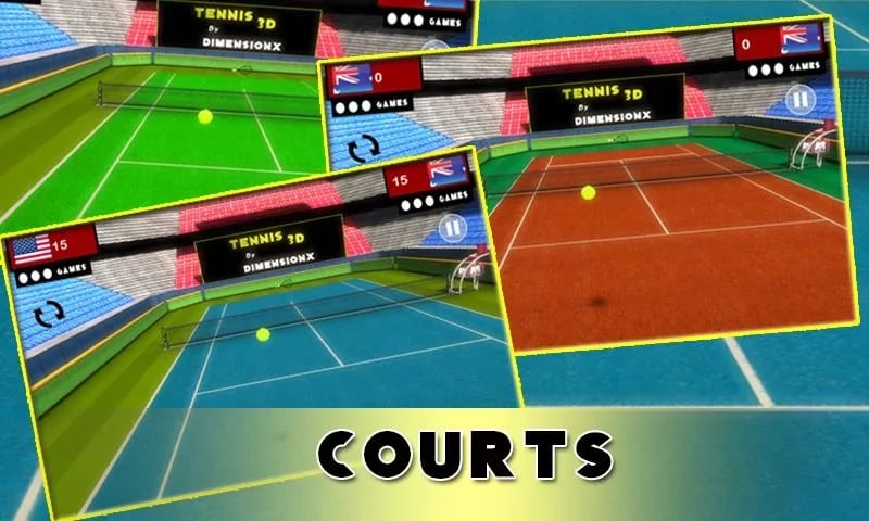 Tennis 3D - World Champi...截图2