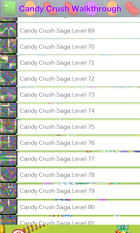 Candy Crush Walkthrough截图2