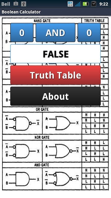 Simple Boolean Calculator截图1