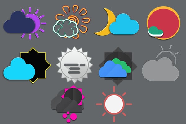 Zai4 Weather Icon Sets For Zooper截图3