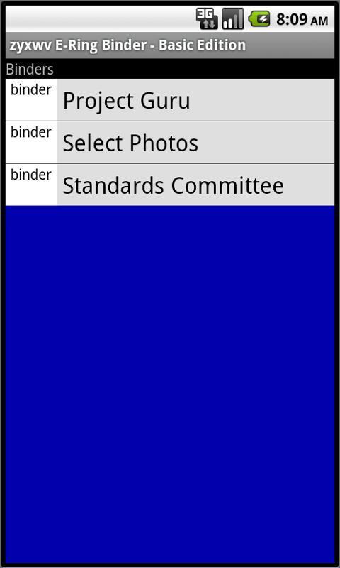 zyxwv E-Ring Binder - Basic Edition截图1