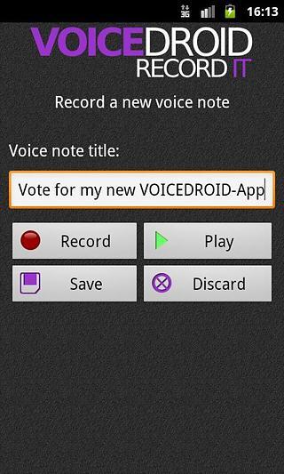 VoiceDroid - Voice Recorder截图3