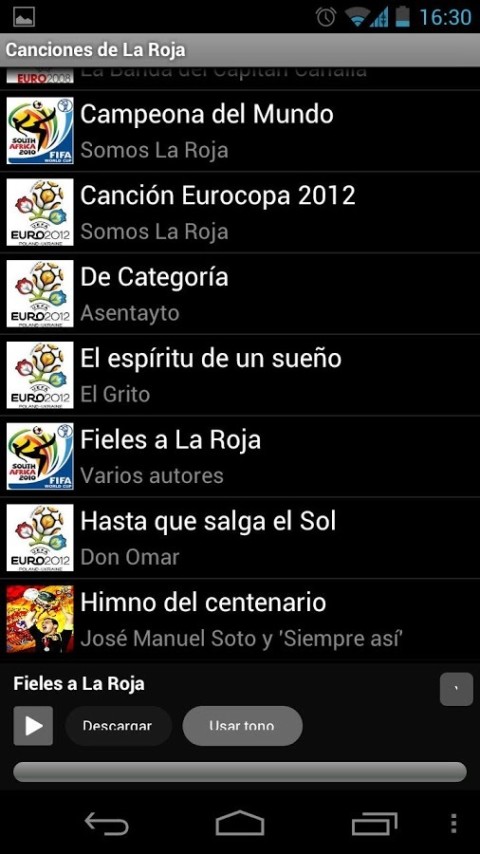 Canciones de La Roja截图3