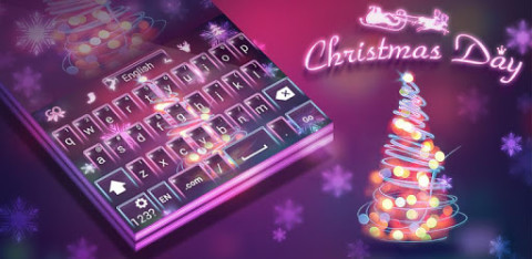 Christmas Day GOKeyboard Theme截图2