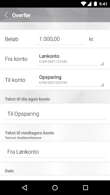 Kreditbankens MobilBank截图4