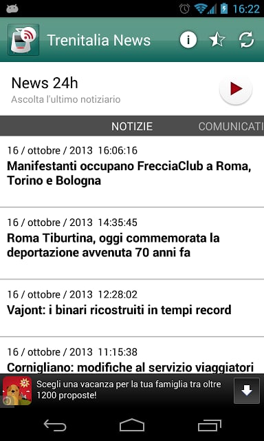 Trenitalia news截图3