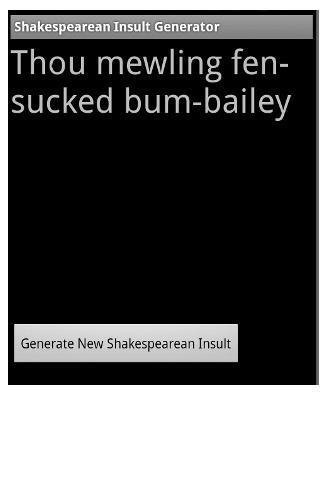 Shakespearean Insult Generator截图2