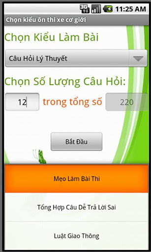 Luyện Thi Bằng Lái Xe截图3