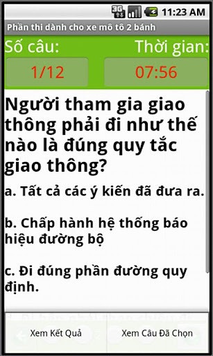 Luyện Thi Bằng Lái Xe截图2