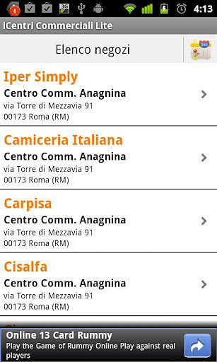 iCentri Commerciali Lite截图3