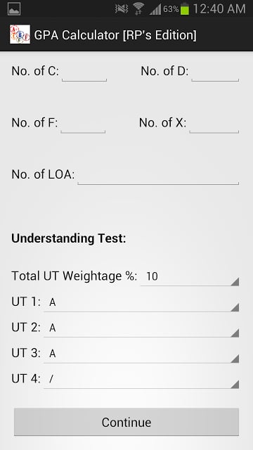 GPA Calculator [RP's Edition]截图3