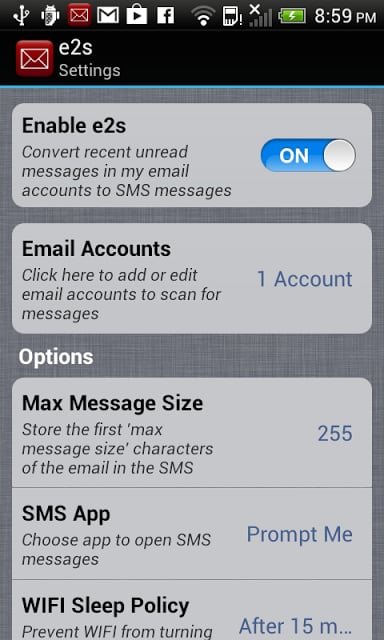 Email To SMS (Text) Lite截图3