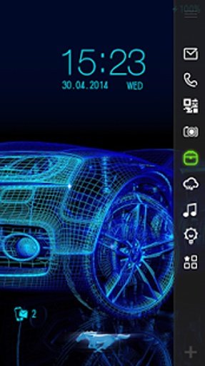 Wild Car Live Locker Theme截图6