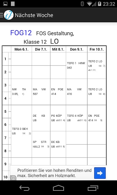 Jobelmann Schule V-Plan截图2