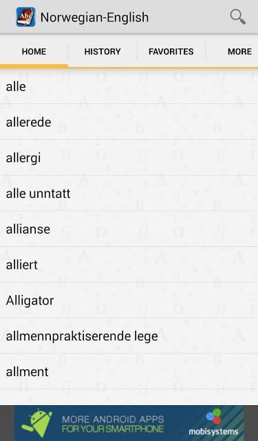 Norwegian&lt;&gt;English Dictionary截图2