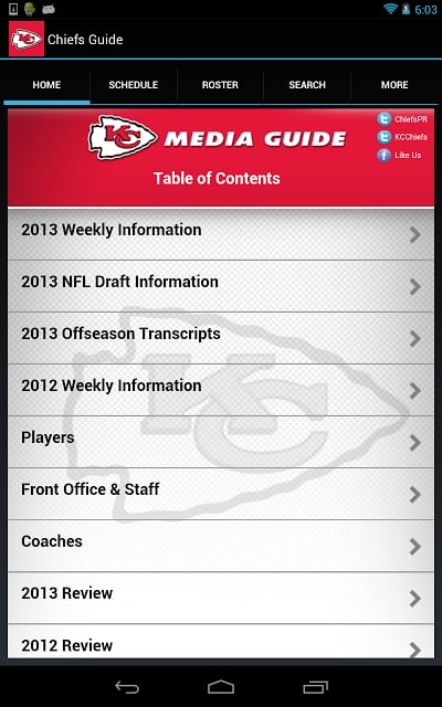 Kansas City Chiefs Media Guide截图10