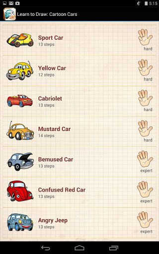 Learn to Draw Cars Cartoon截图8