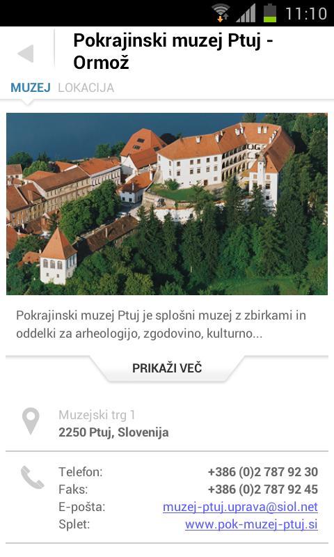 Pokrajinski muzej Ptuj - Ormož截图2