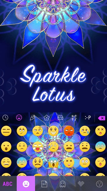 Sparkle Lotus Kika Keyboard截图6