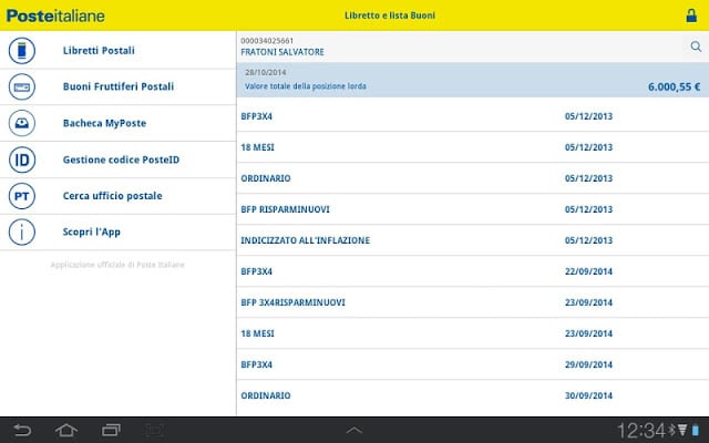 Risparmio Postale截图4