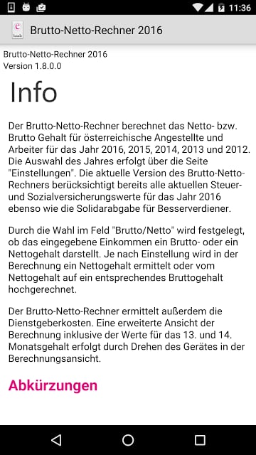 Brutto Netto Rechner 2016截图3