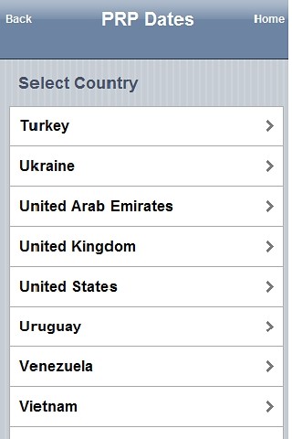 PRPDates - Holiday Dates截图2