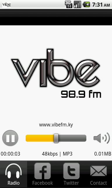 Vibe 98.9 FM Cayman Islands截图5