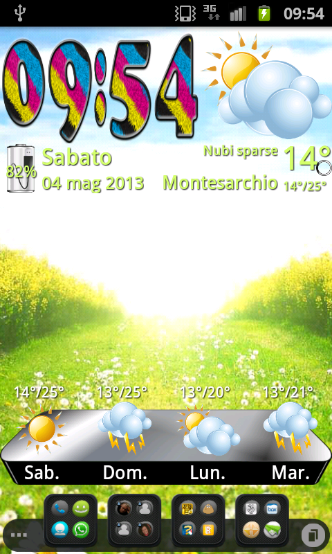 Bubble themeWeather,PR.CLK wea截图4