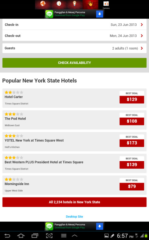 New York Hotel Booking截图2