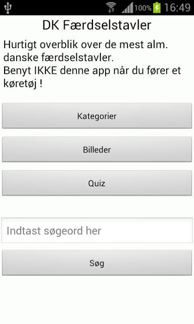 DK F&aelig;rdselstavler截图5