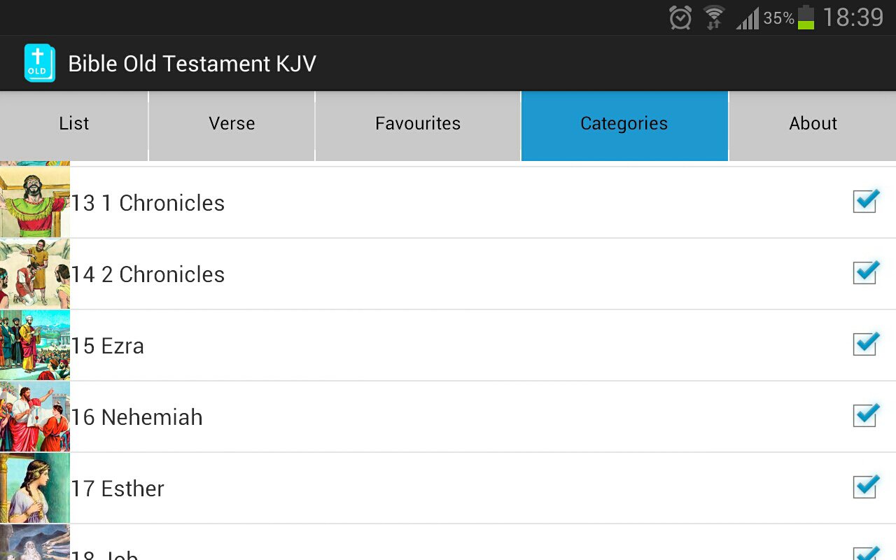 Bible Old Testament KJV截图3