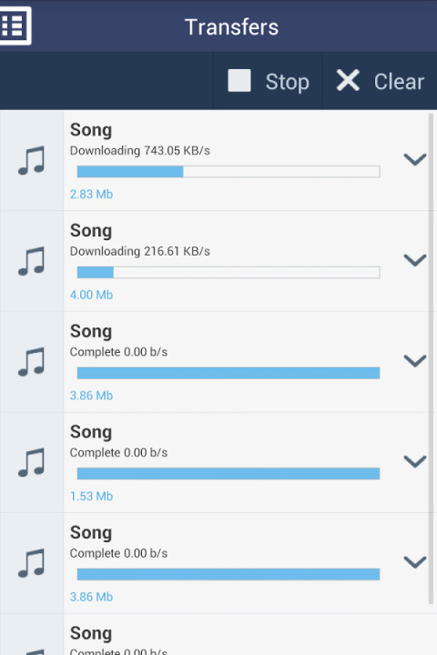 Cyber Music Downloader: ...截图3