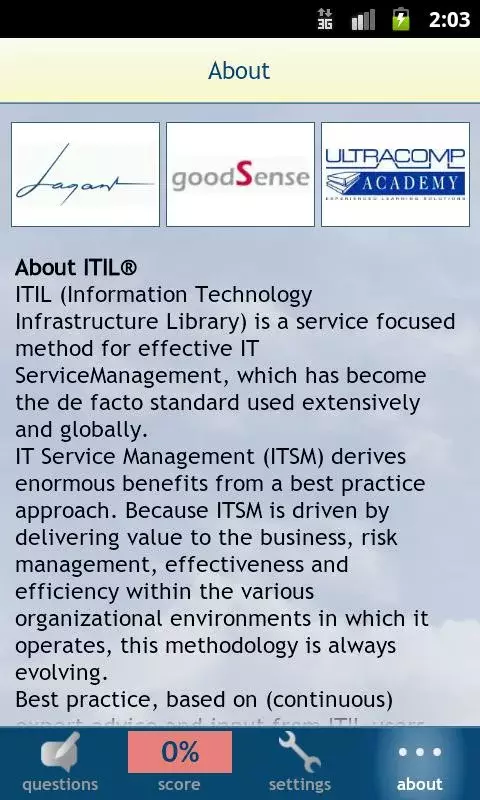 ITIL ExamBoost截图2