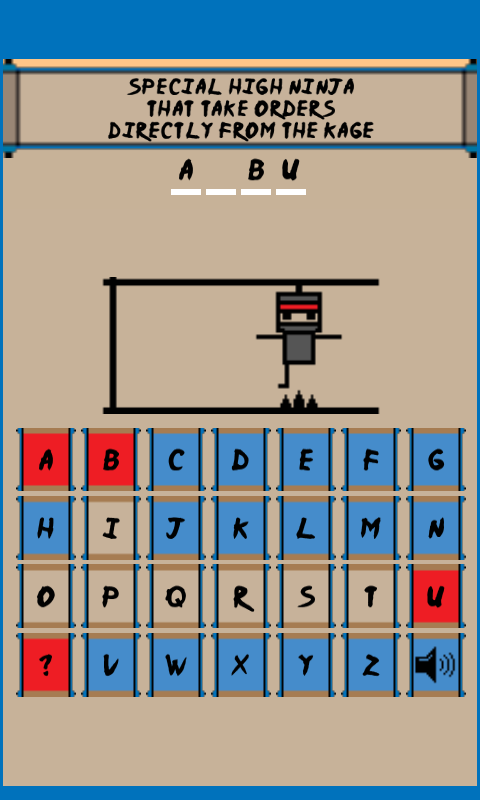 Naruto Hangman Game截图3