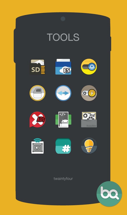 Blacqerial IconPack图标包截图1