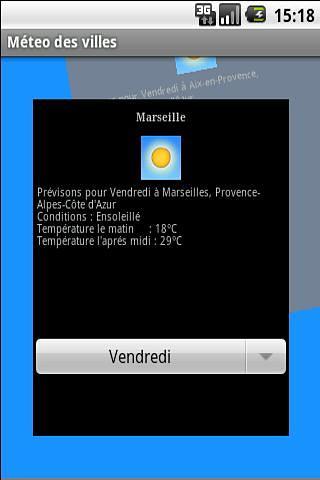 Méteo des villes截图2