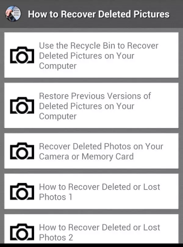 Recover Deleted Images Tip截图4