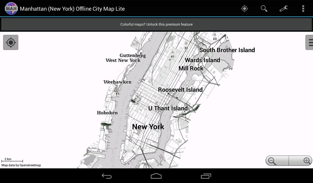 Manhattan (New York) Offline City Map Lite截图11