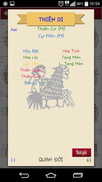 L&aacute; số tử vi (B&igrave;nh Giải)截图4