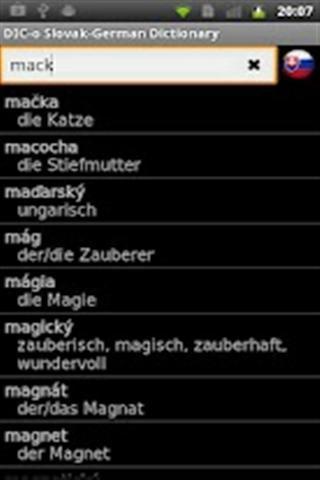 Slovak - German offline dict.截图3