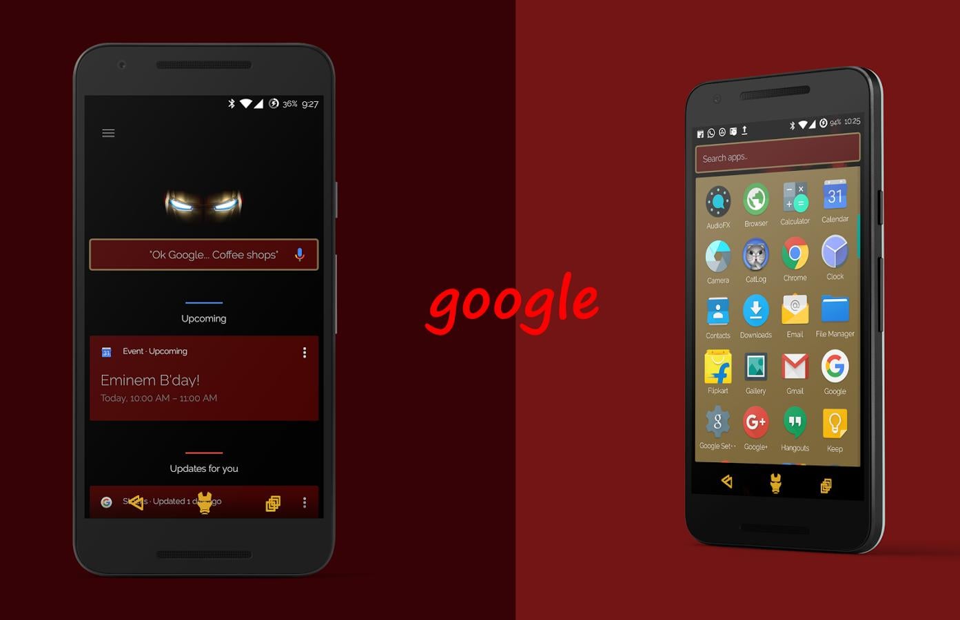 CM12/CM12.1 IM Theme - Red截图4