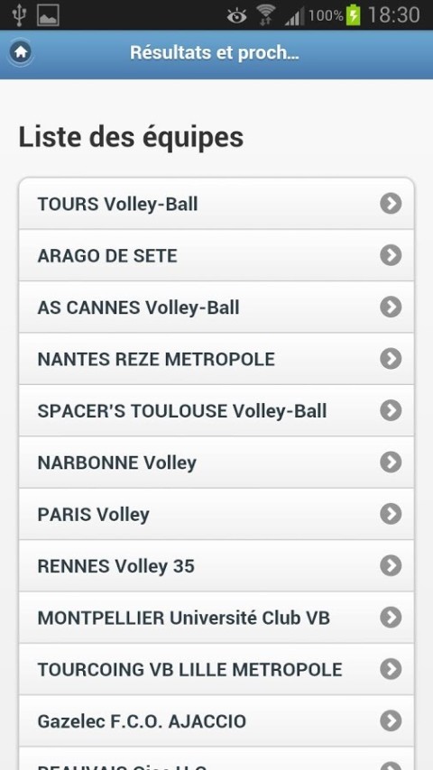 Résultats Volley-Ball Métropole et Réunion 974截图3