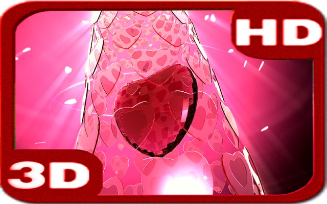 3D Valentine Ruby Heart Free截图5