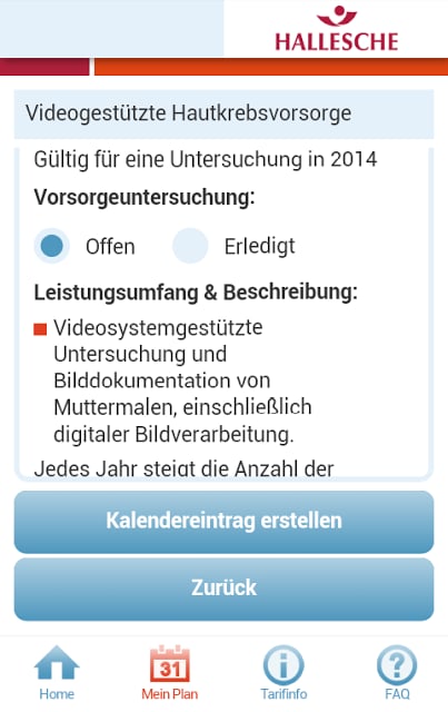 HALLESCHE Vorsorge App截图3